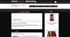 Desktop Screenshot of danis-magic.com